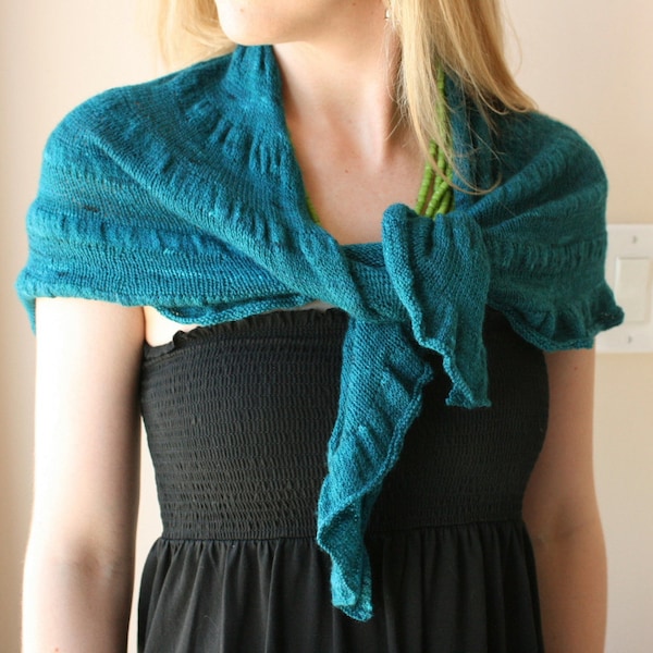 Citron Shawlette PDF KNITTING PATTERN