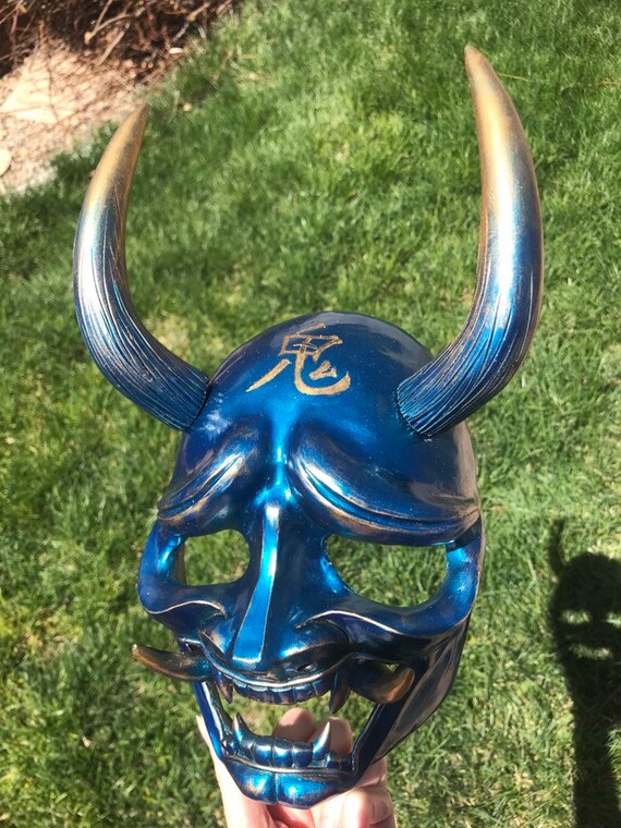 Cobalt Oni Mask