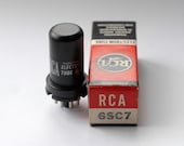 RCA 6SC7 vacuum tube - mint - new old stock - 1959 date code
