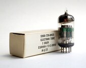 RCA JAN 6U8A vacuum tube - green silk screening - new old stock - original box - excellent condition - March 1972 date code