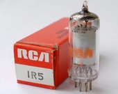 Set of 5 RCA 1R5 vacuum tube - new old stock - mint condition - original box