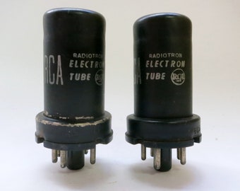 original box Pair GE 6216 vacuum tubes tubes in mint condition General Electric new old stock matching date codes