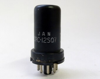 General Electric metal 12SK7 tube GE 12SK7 vacuum tube for All American 5 tube table radios original box new old stock