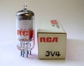 RCA 3V4 vacuum tube - new old stock - original box - for Zenith Transoceanic radios