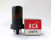 RCA 12SF5 vacuum tube - new old stock - original box - Radio Corporation of America electronic tube