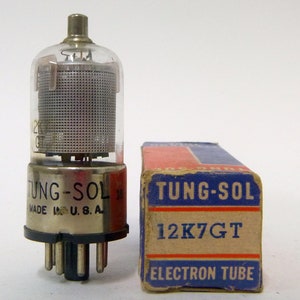 Tung Sol 12K7GT vacuum tube - new old stock - 12K7