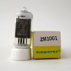 Amperex ZM1001 nixie tube - new old stock - excellent condition - made in Holland