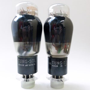 matched pair: Tung Sol JAN CTL 6B4G vacuum tubes