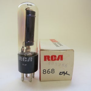 RCA 868 infrared detecting phototube - mint condition and tested - vacuum tube