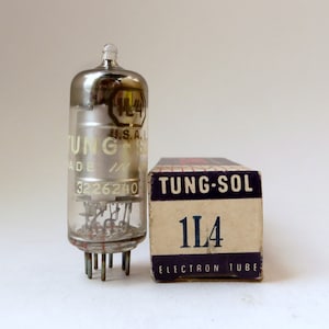 Tung Sol 1L4 vacuum tube - new old stock  - original box - mint condition