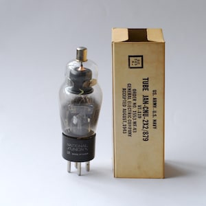 National Union JAN-CNU 2X2/879 vacuum tube - new old stock - original box - high voltage half-wave rectifier