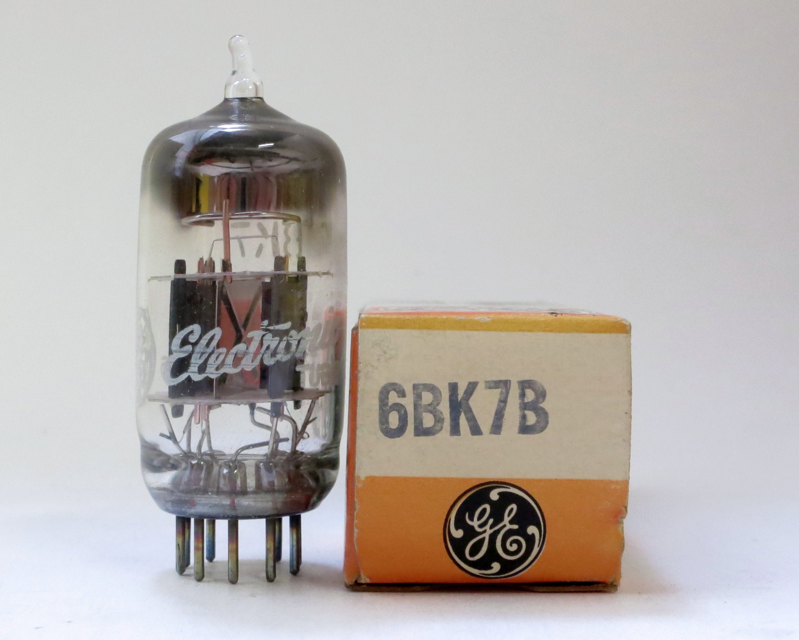 GE 6BK7B Vacuum Tube - New Old Stock - Original Box - Excellent