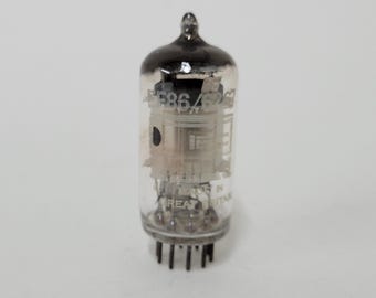 Mullard EF86 / 6267 vacuum tube - silver plate - made in Great Britain - England