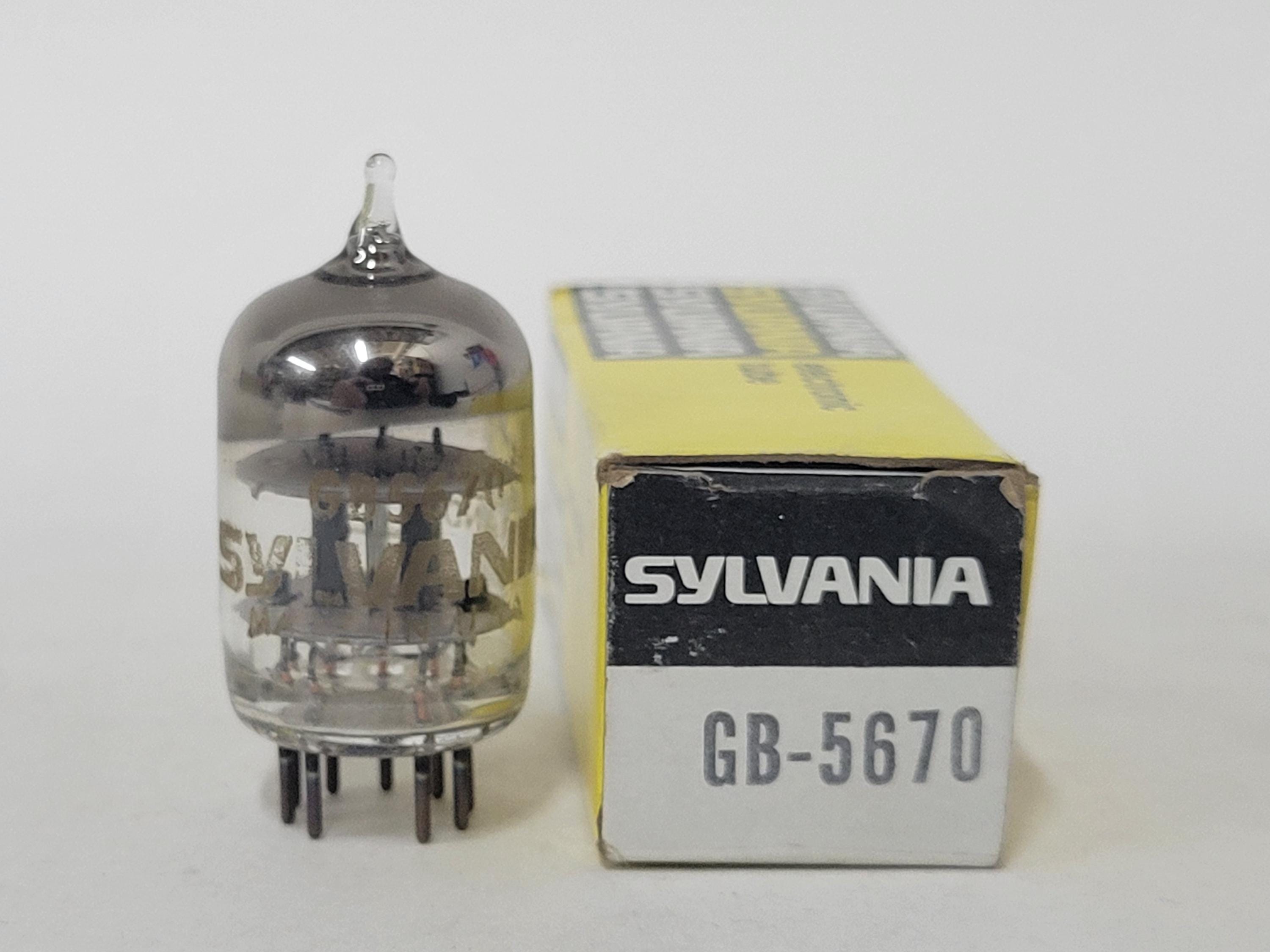 SYLVANIA GB-5670 真空管　５本セット Sylvania Gold Brand 5670 Vacuum Tube - New Old Stock - Original