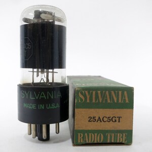 Sylvania 25AC5GT vacuum tube