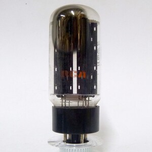 RCA 5U4GB vacuum tube - black plates - 5U4 rectifier - Radio Corp. of America - 5U4GA