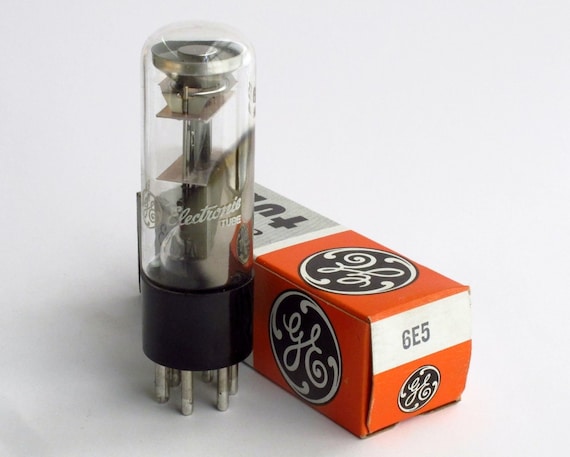 GE 6E5 Vacuum Tube - New Old Stock - Original Box