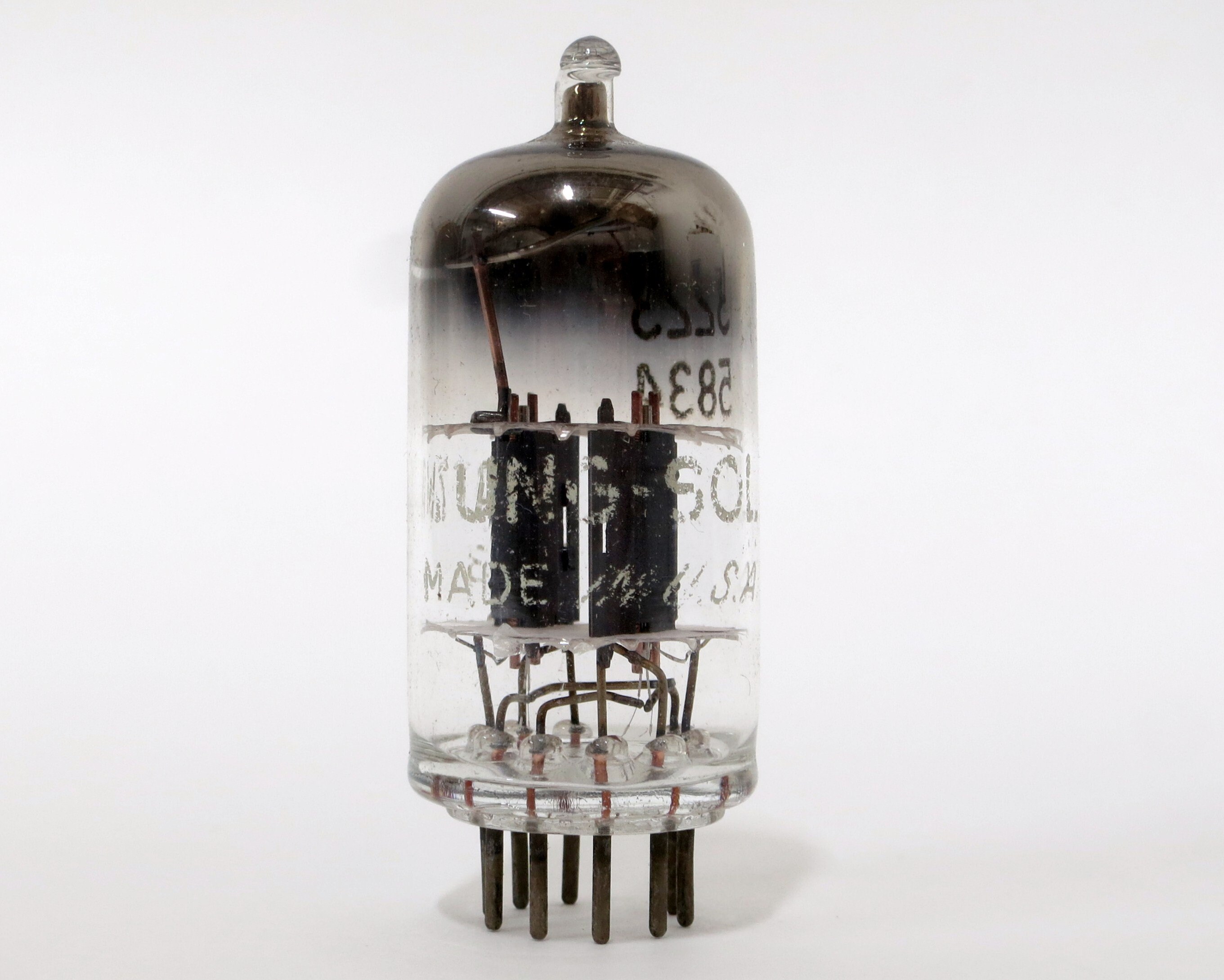 Tung Sol 12AT7WA Vacuum Tube - Square Getter - Ruggedized 12AT7 ...