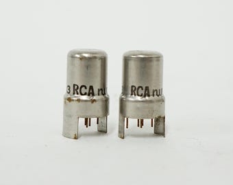 pair: RCA 6DS4 vacuum tubes - new old stock - nuvistor