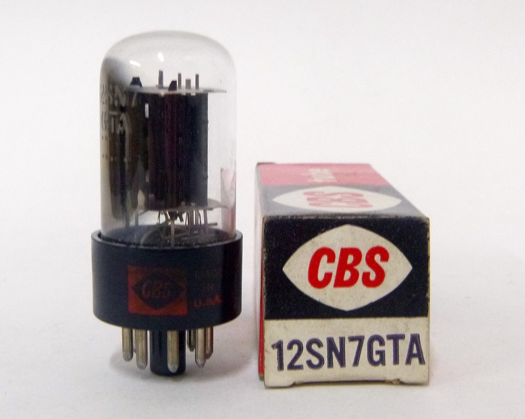 CBS 12SN7GTA Vacuum Tube - New Old Stock - Original Box - Excellent ...