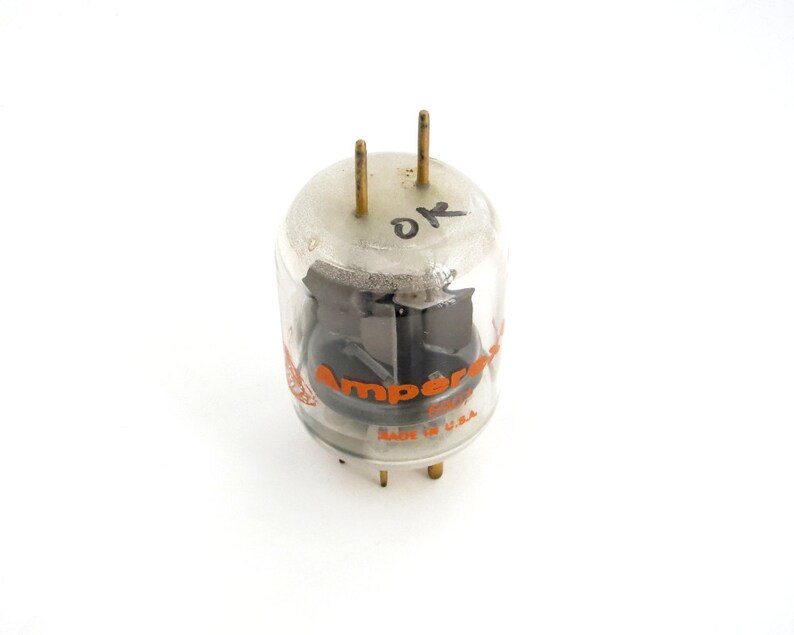 Amperex 6907 Vacuum Tube Gold Pins Transmitting Tube Etsy