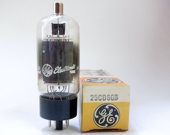 GE 25CD6GB vacuum tube - new old stock - original box - excellent condition - General Electric - 25CD6