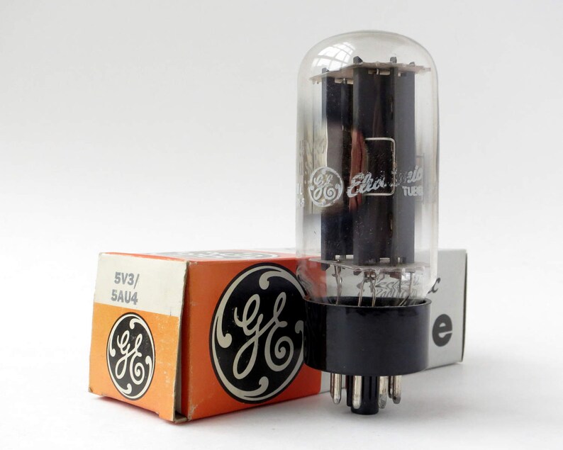 GE 5V3 / 5AU4 Vacuum Tube General Electric Rectifier Tube Etsy