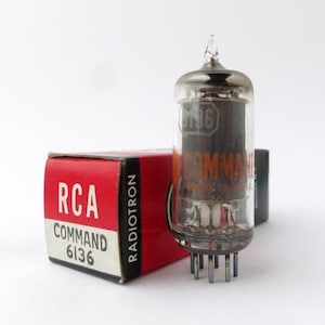 RCA Command 6136 vacuum tube - new old stock - original box - excellent - 6AU6 - 6AU6A - 6AU6WA
