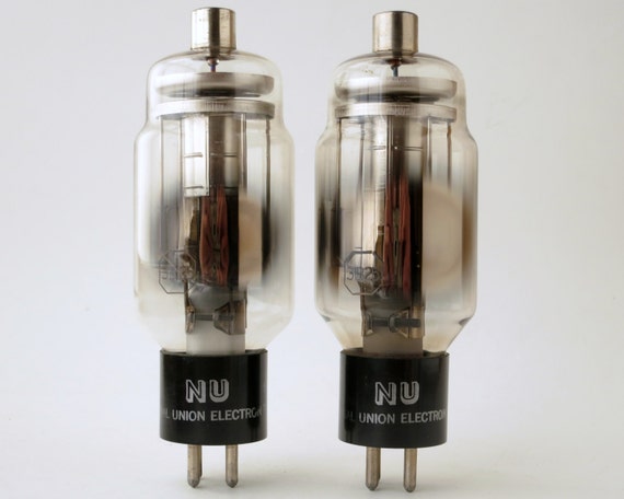 National Union 3B25 Vacuum Tubes - Matching Date Codes - Xenon
