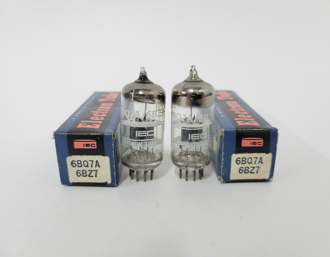 Pair: IEC 6BQ7A Vacuum Tubes - New Old Stock - Original Boxes ...