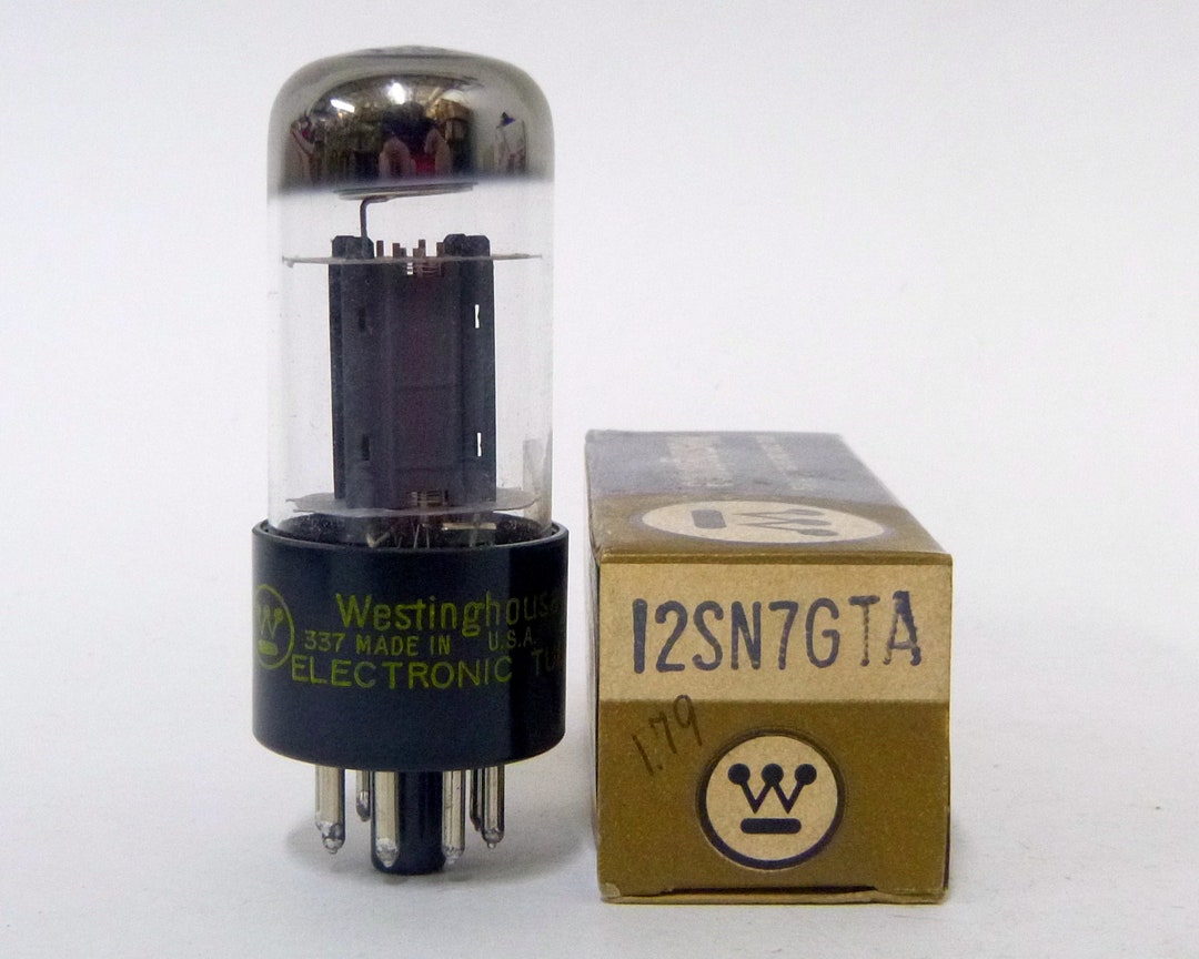 Westinghouse 12SN7GTA Vacuum Tube - New Old Stock - Original Box - NOS ...