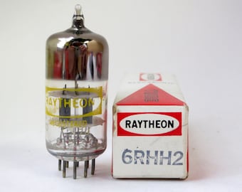 Raytheon 6RHH2 vacuum tube - 6R-HH2 - 6BC8 - 6BZ8