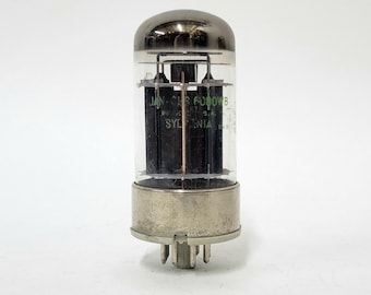 Sylvania 6080WB vacuum tube - copper rods