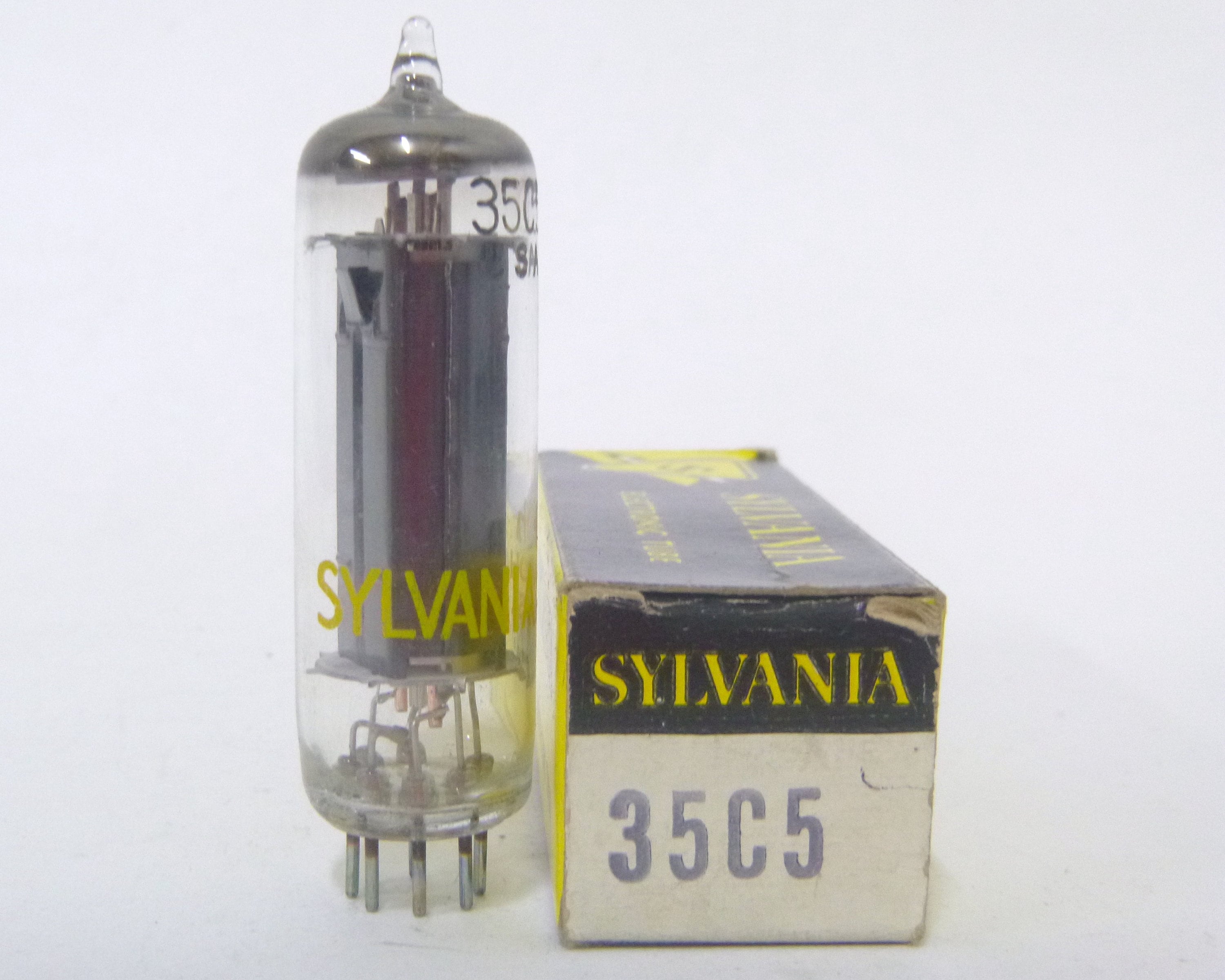 Sylvania 35C5 Vacuum Tube - New Old Stock - Original Box