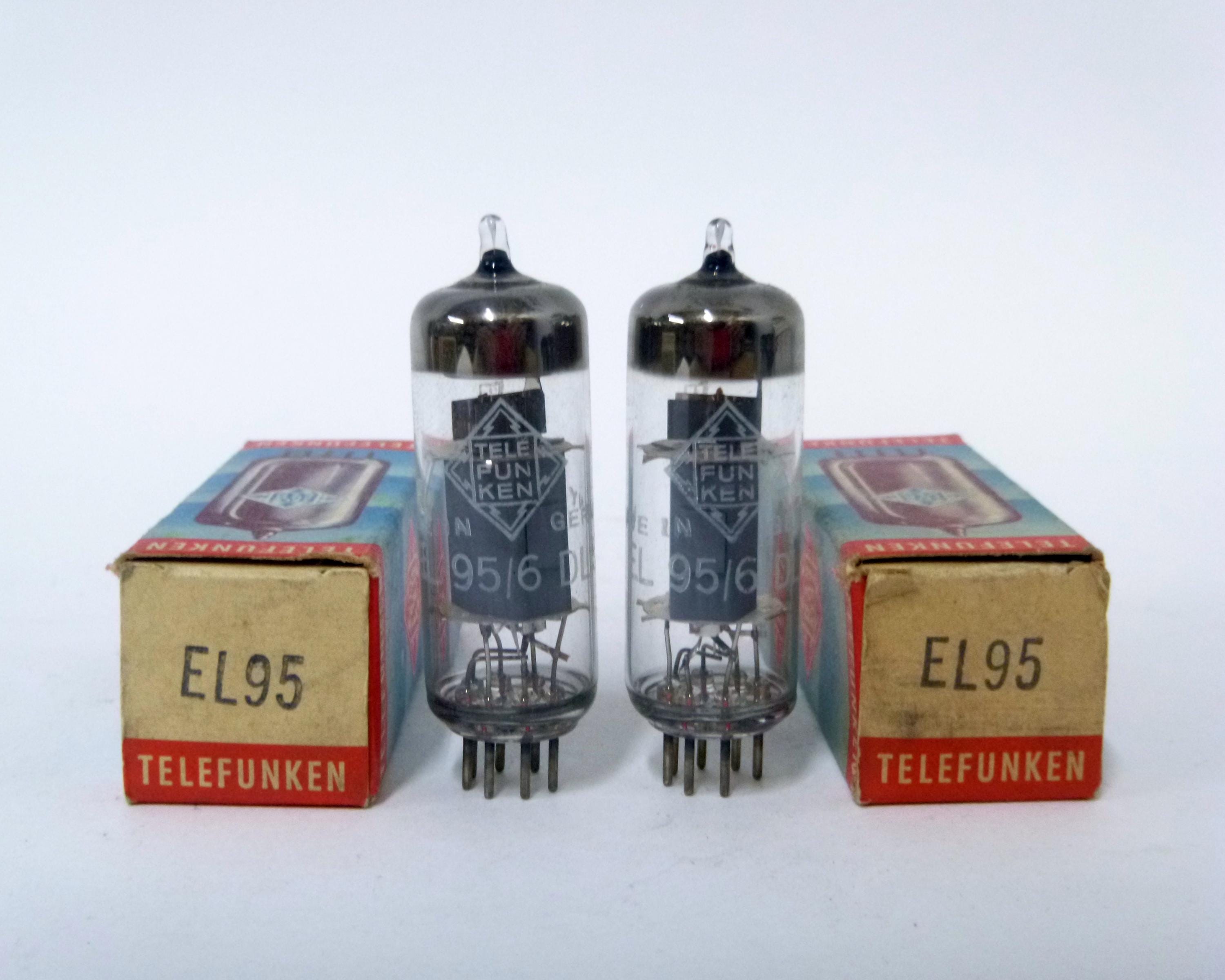 Étui Carton Vide Telefunken Pour 5 Tubes électroniques (NOS) - Marque Mullard, Occasion