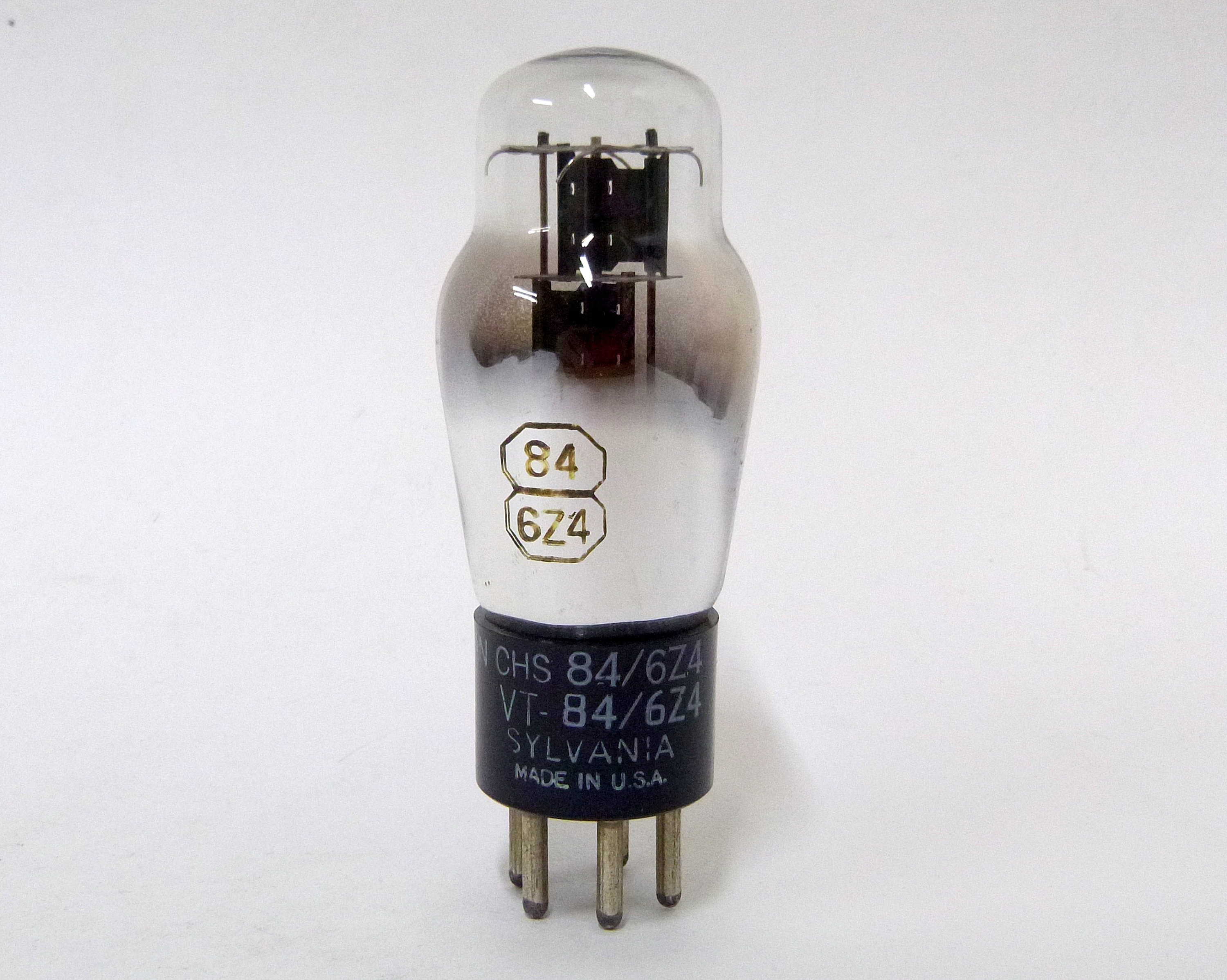 Sylvania JAN 6Z4 Vacuum Tube - ST Envelope - 84 Tube - VT-84 - Etsy