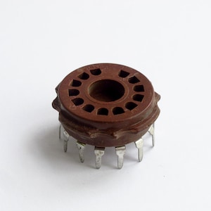 Nixie tube socket for Burroughs B5031, B5092, B6091, B8037 Nixies -  PCB mount
