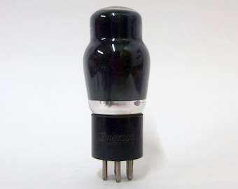 Emerson 42 vacuum tube - excellent - black glass - type 42