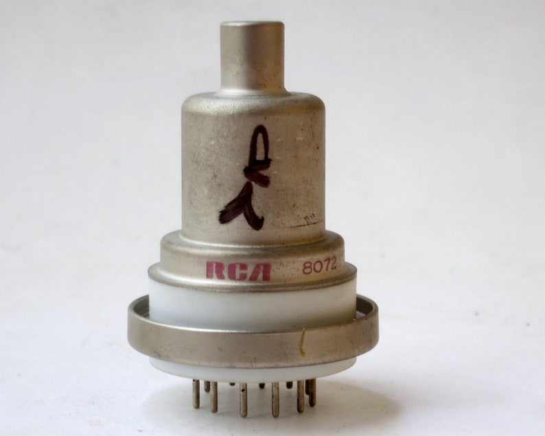 RCA 8072 Vacuum Tube External Anode Transmitting Tube Etsy