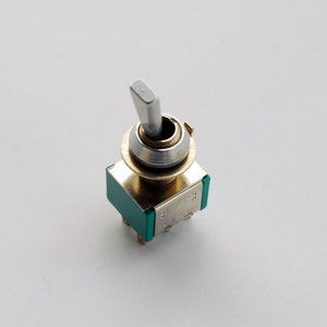 JBT DPDT miniature momentary toggle switches - very compact electrical switches - US made - new old stock - perfect condition - LFH226