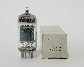 Amperex 7316 vacuum tube - new old stock - original box - 12AU7 - 12AU7A - ECC82 - ECC802