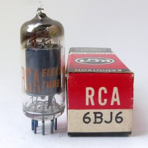 RCA 6BJ6 vacuum tube - new old  stock - original box