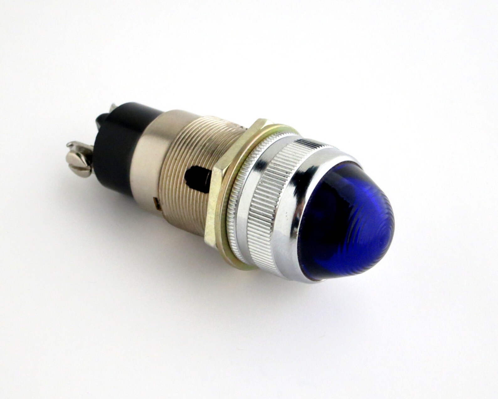 Giant Vintage Pilot Light Assembly With Cobalt Blue Jewel for Etsy