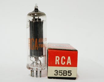 RCA 35B5 vacuum tube - new old stock - original box - nos