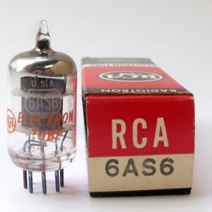 RCA 6AS6 vacuum tube
