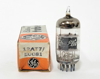 GE 12AT7/ECC81 vacuum tube - new old stock - original box