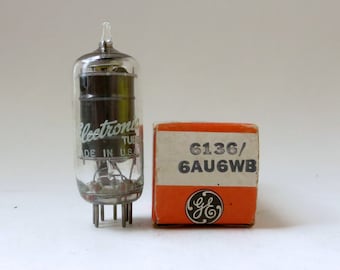 GE 6136 vacuum tube - new old stock - original box - excellent condition - General Electric - 6AU6WB - 6AU6