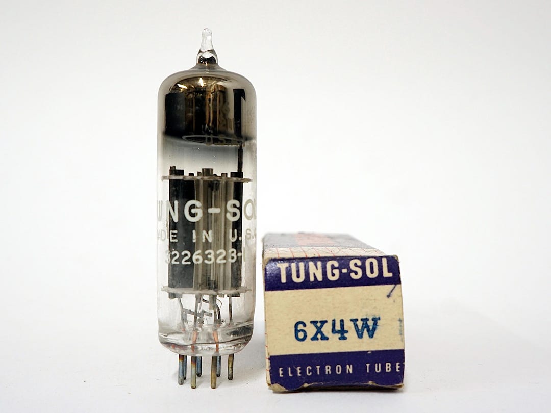 Tung Sol 6X4W Vacuum Tube - New Old Stock - Original Box - Great
