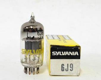 Sylvania 6J9 vacuum tube - new old stock - original box