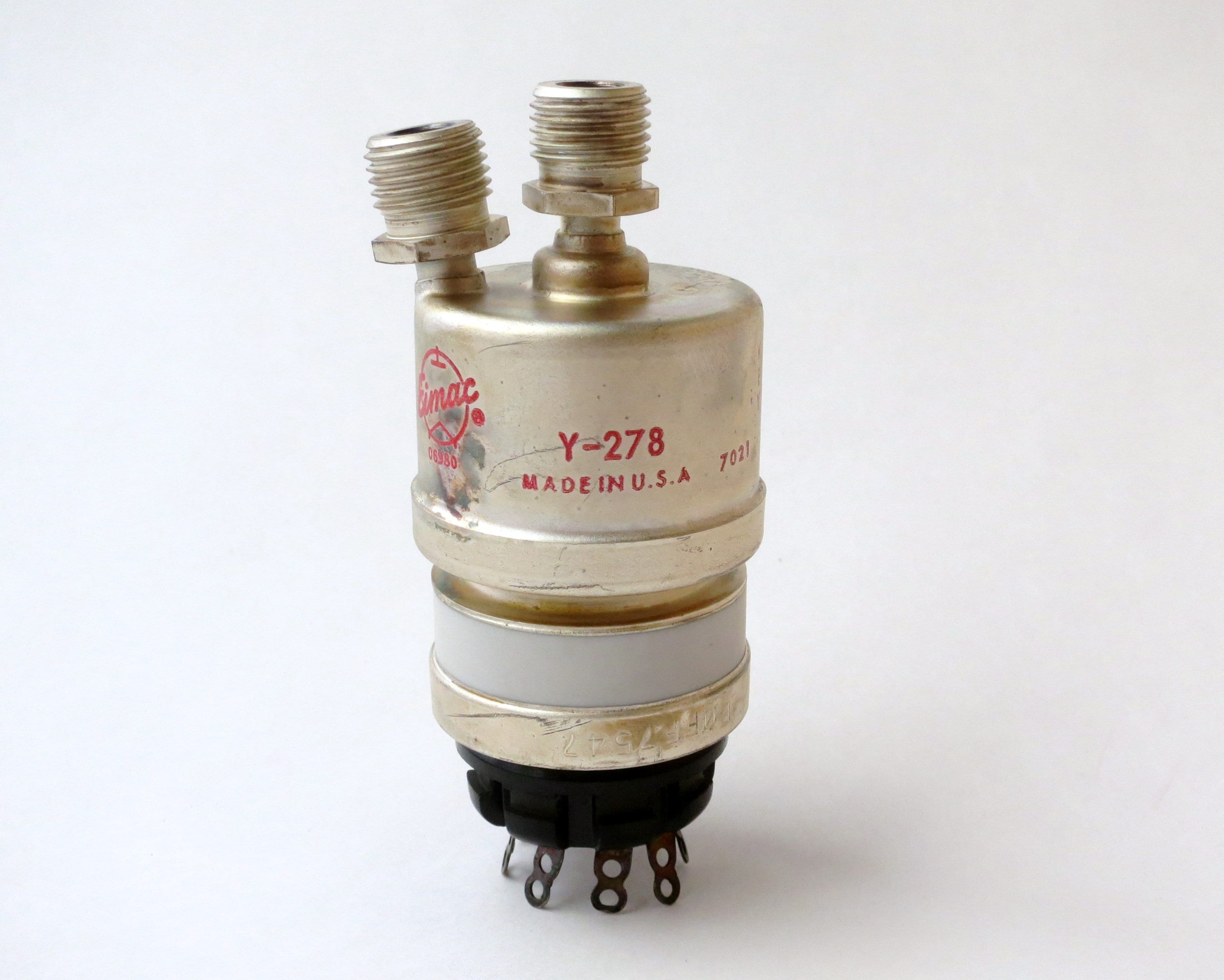 Eimac Y278 Transmitting Tube Liquid Cooled 4CX250B Vacuum image